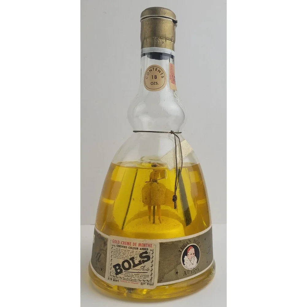 Vintage Bols Ballerina Musical Decanter Reuge Swiss Music Le Bleu Danube - WORKS